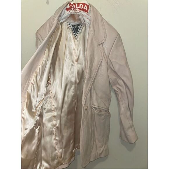Vintage j Percy for Marvin Richard’s blush pink leather jacket size medium - Picture 10 of 15